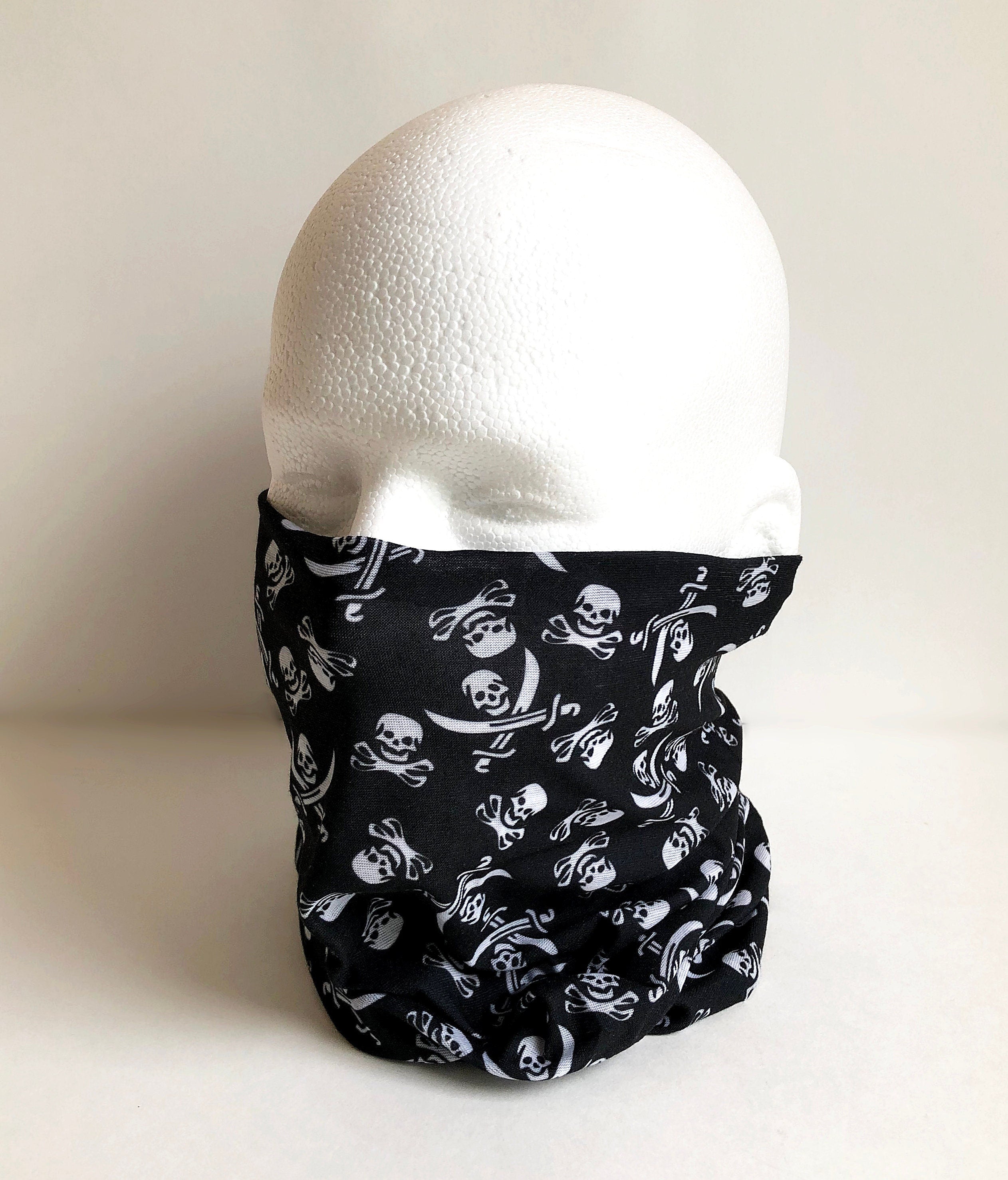 Pirate Flag Face Mask New Scarf Multi Functional Seamless Protective Covering Elastic Neck Gaiter Bandana Breathable Balaclava Head Wear N99